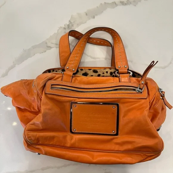 Vintage Dolce & Gabbana Miss Silky Leather Bag (with duster) - Picture 4 of 11